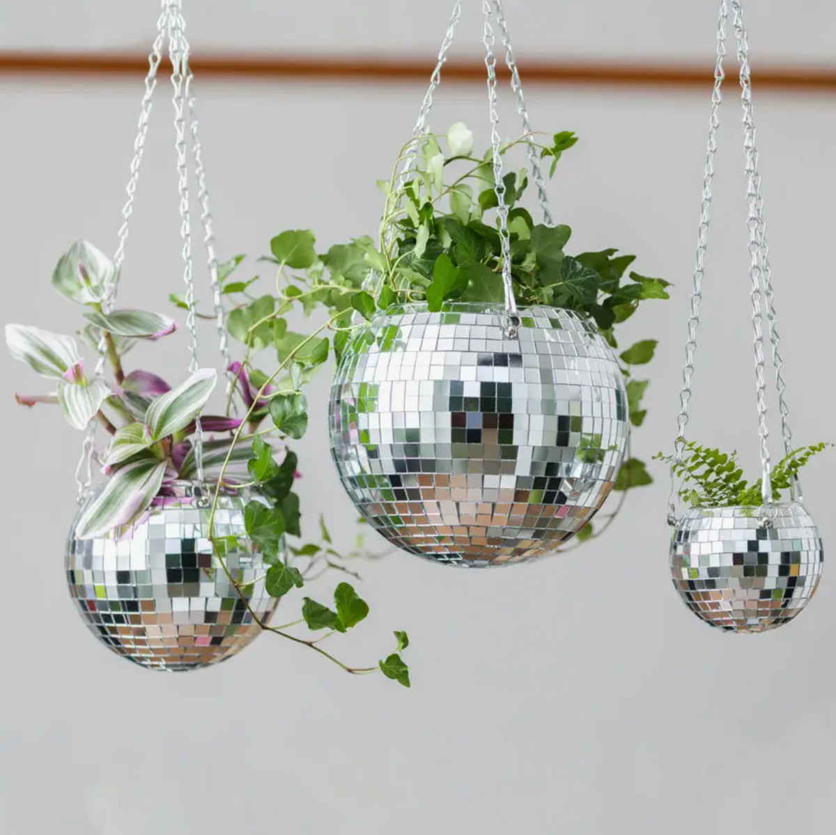 disco ball plant pot Disco Ball Hanging Planter (4in)