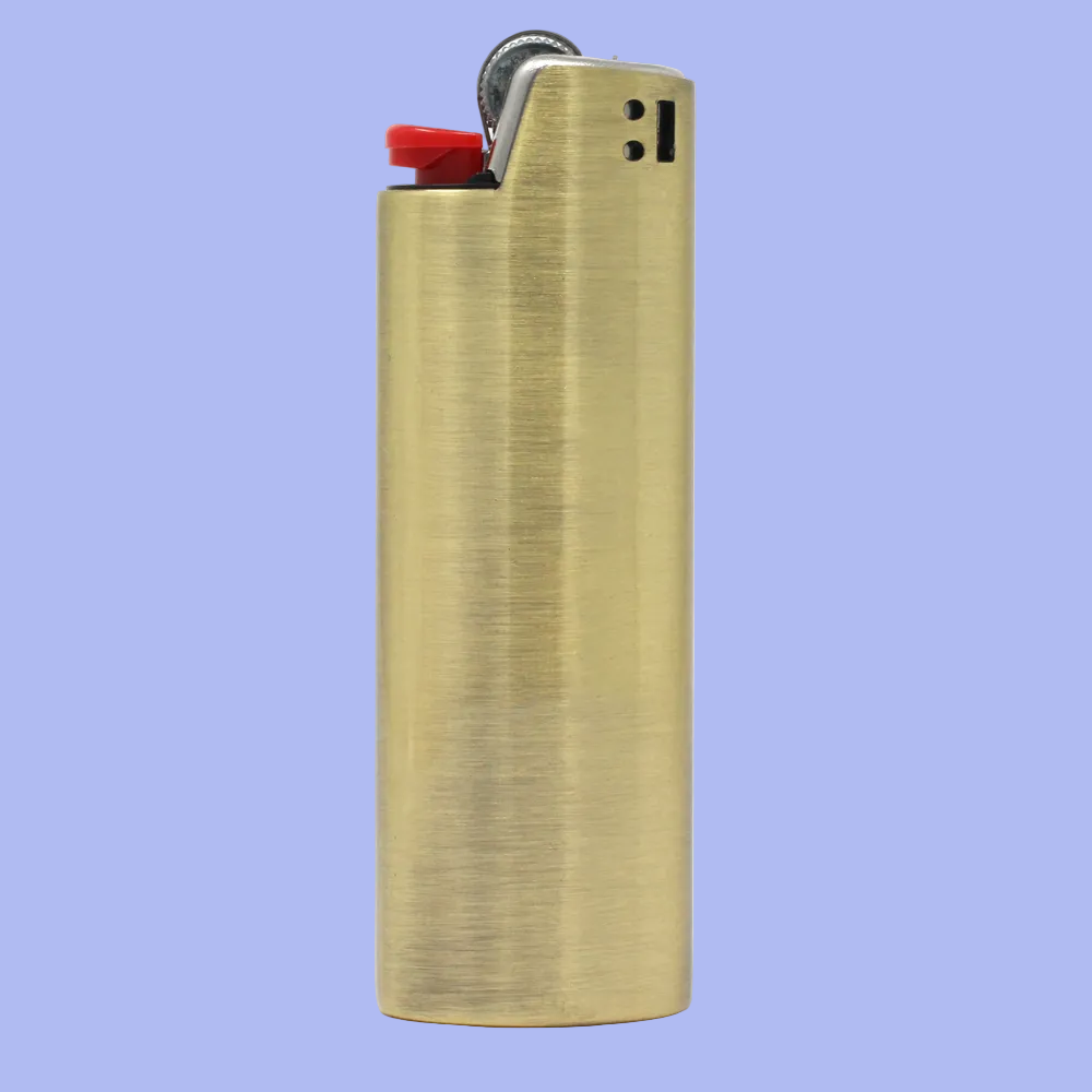 brass cigarette lighter Zippo Brushed Solid For optimal performance Mini Pure Brass Cigarette Lighter