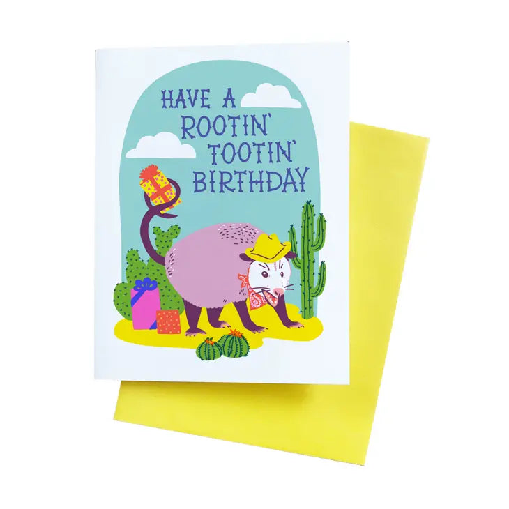 Rootin' Tootin' Birthday Greeting Card