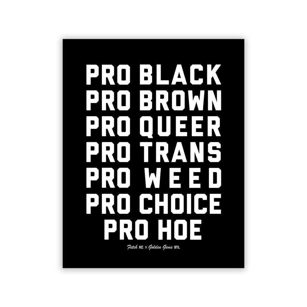 Pro Hoe Print