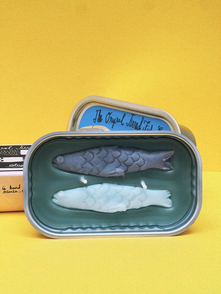 Tinned Fish Candle (Sardines in Olive Oil and Sea Salt)