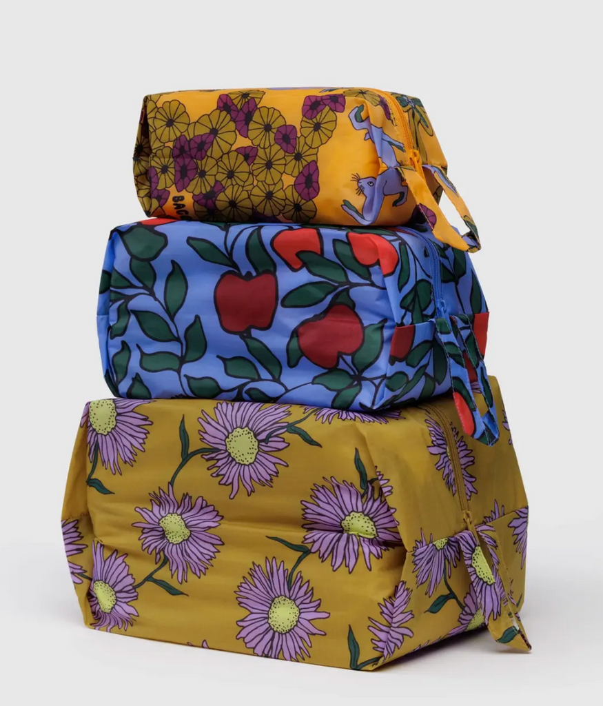 【BAGGU】3D Zip Set シーアニマル ① Baggu - 3D Zip Set | Sea Creatures – Revival