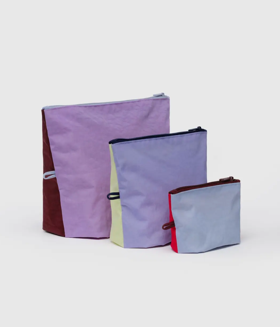 BAGGU GO POUCH SET Goポーチ　バケーション カラーブロック Amazon.com | BAGGU Go Pouch Set - Get Ready With Me