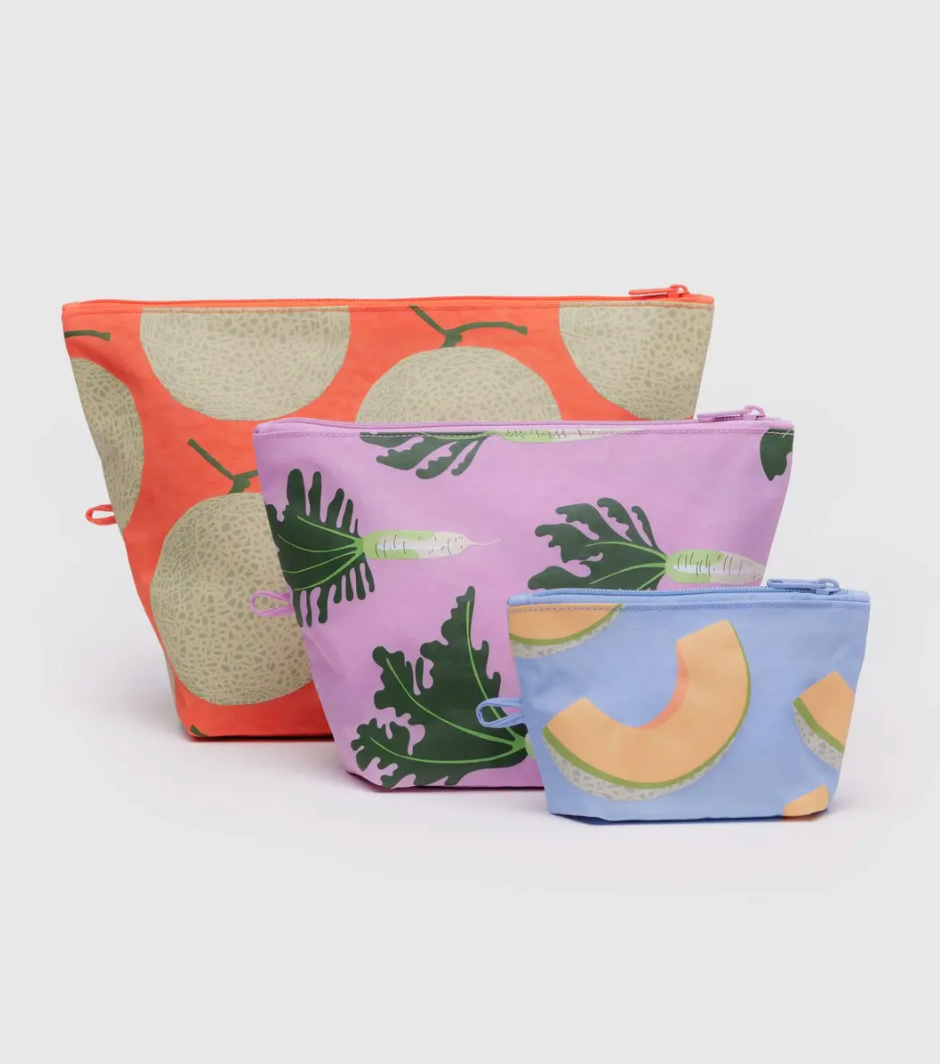 BAGGU GO POUCH SET Goポーチ　バケーション カラーブロック BAGGU Go Pouch Set | Humboldt House