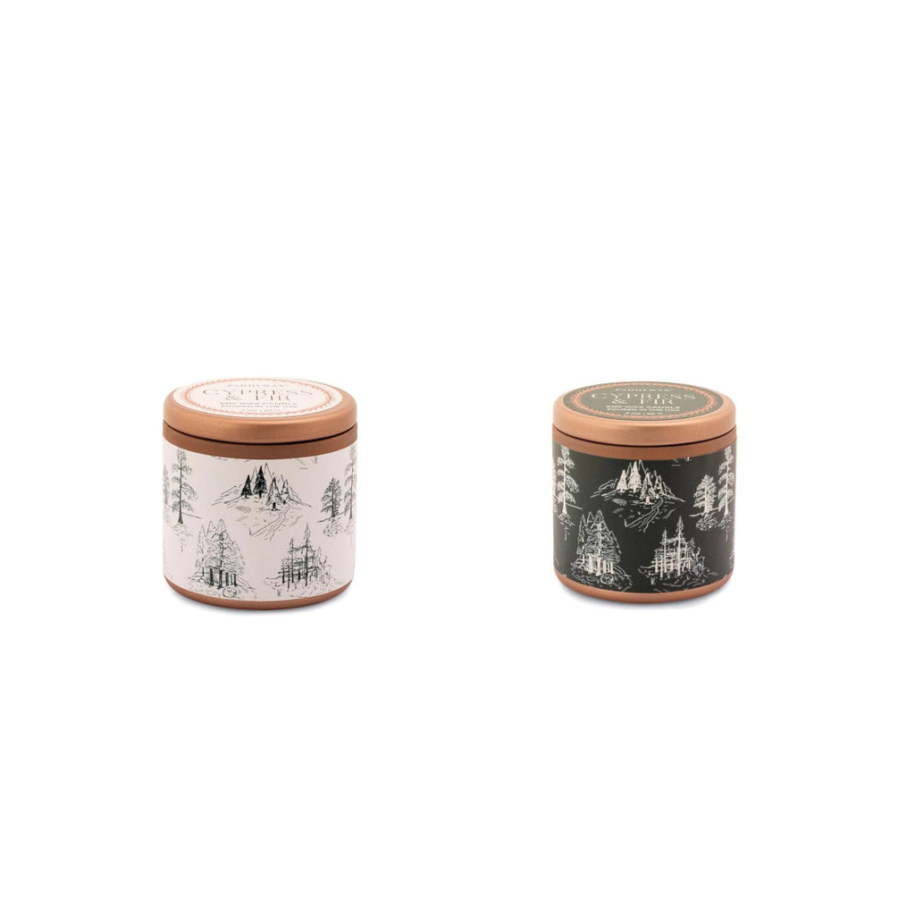 Cypress + Fir Copper Tin Candle (3 oz.)