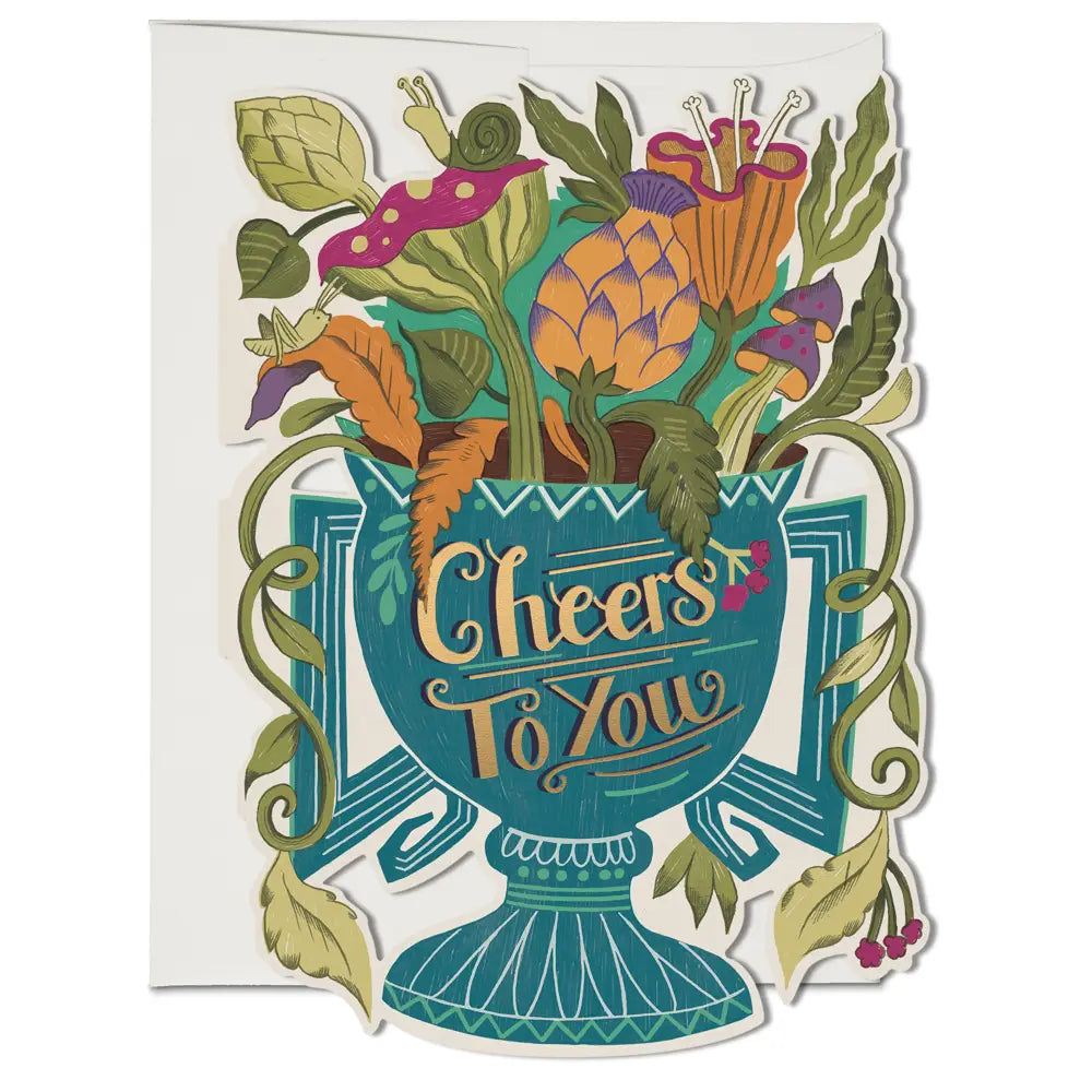 Cheers To You Congratulations Card