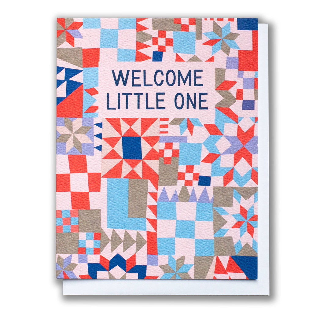 Welcome Little One Baby Quilt Note Card | Humboldt House
