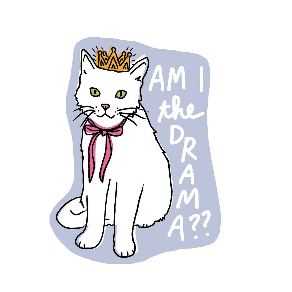 Drama Cat Sticker