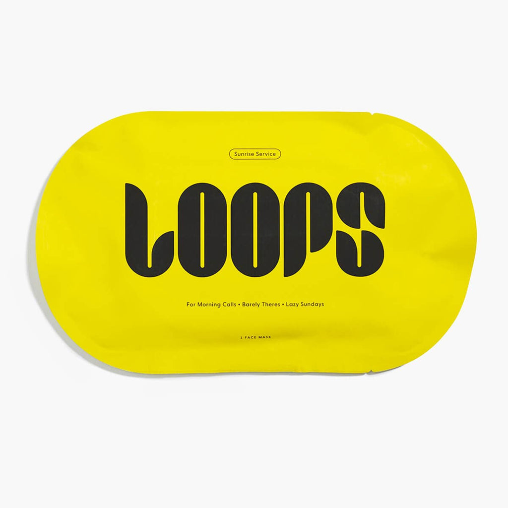 Loops Single Hydrogel Face Mask