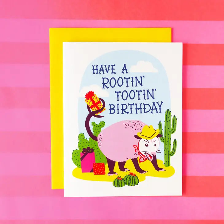 Rootin' Tootin' Birthday Greeting Card