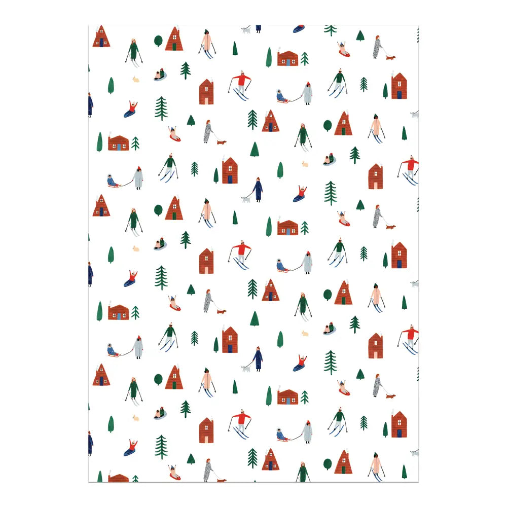 Red Cap Gift Wrap - Birthday Dream Wrapping Paper - 3 Sheets – K. A. Artist  Shop