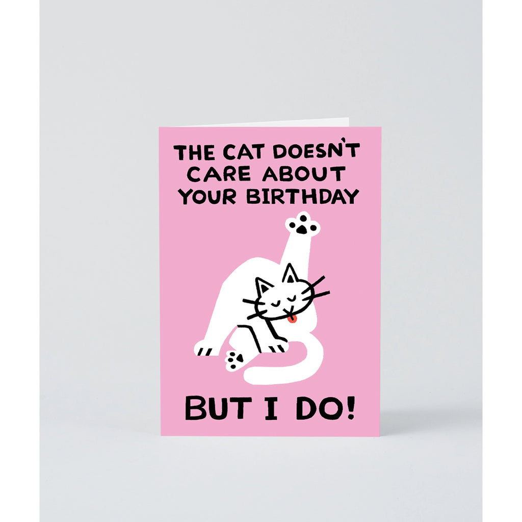 This Cat Doesn't Care Card