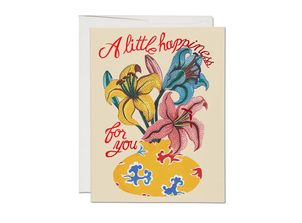 Happiness Lilies Card