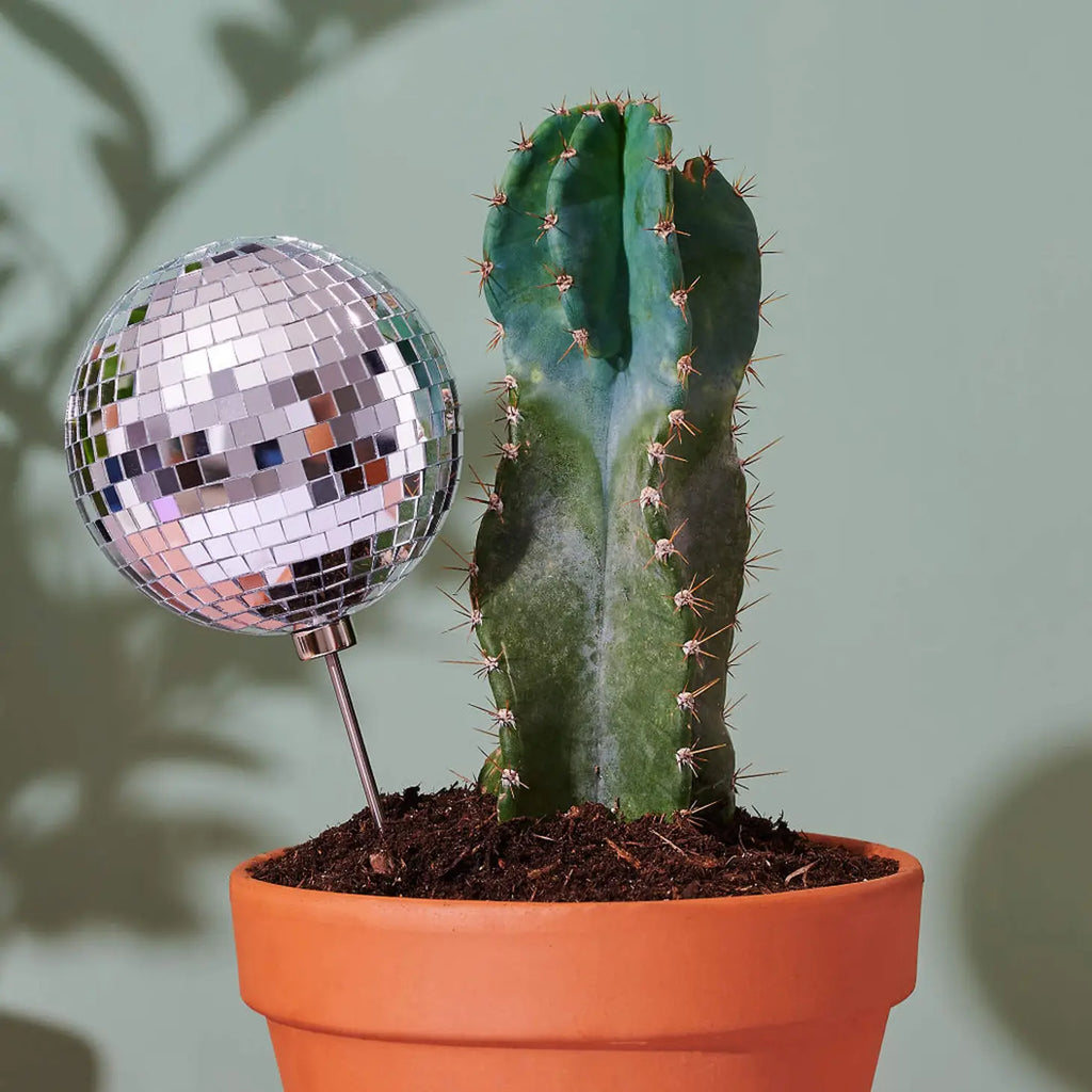 Disco Ball Decorative Plant Stake