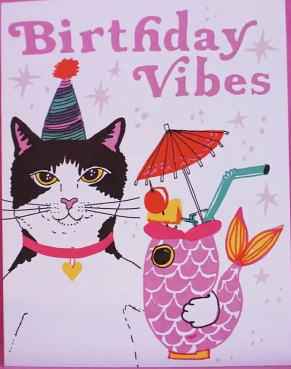 Birthday Vibes Card
