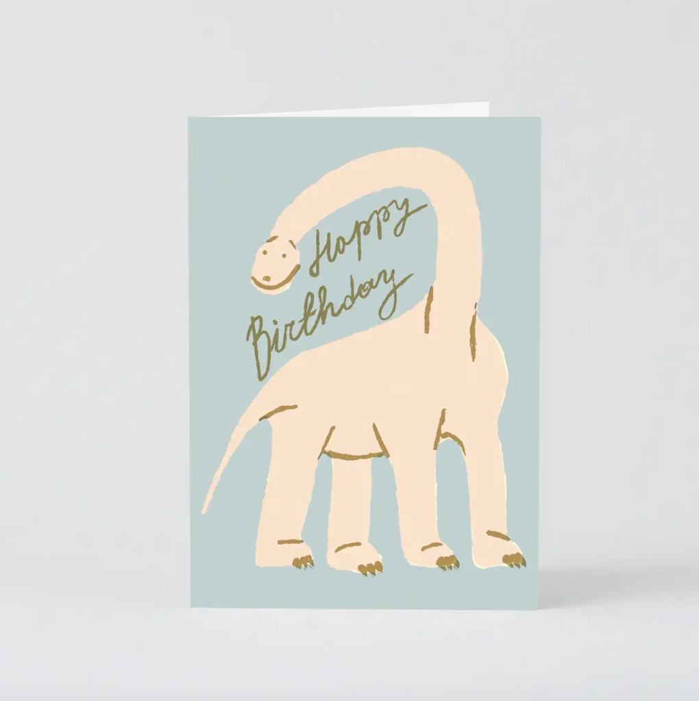 Happy Birthday Dinosaur Greetings Card