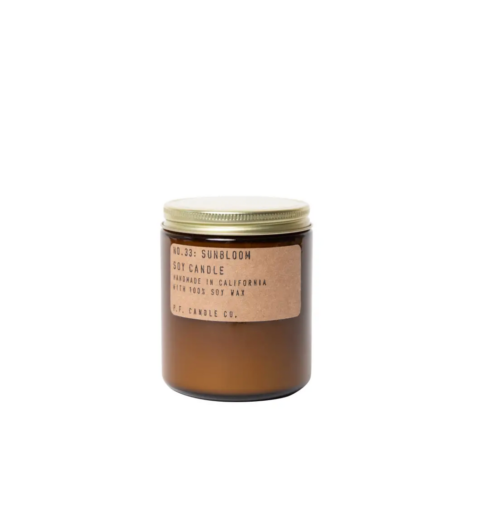 P. F. Standard Amber Jar Soy Wax Candle (7.2 oz.)