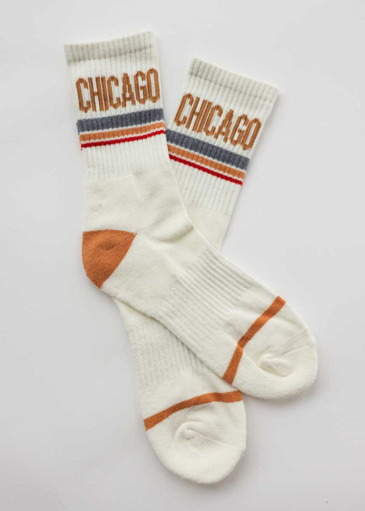 Chicago Stripe Short Crew Socks